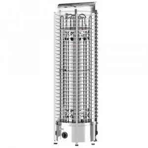 Электрическая печь SAWO Tower TH4-60NB-WL-P (6,0 кВт, напольная, встроен. пульт, нержавейка, пристенная)